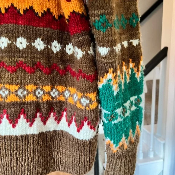 HOST PICM Chamula hand-knit hooded cowichan-style zipped cardigan - Picture 7 of 11